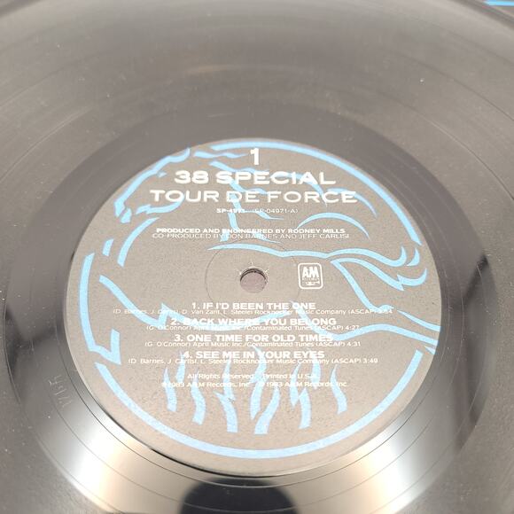 38 Special Tour De Force Vinyl Records With Sleeve 1983 - Picture 4 of 6